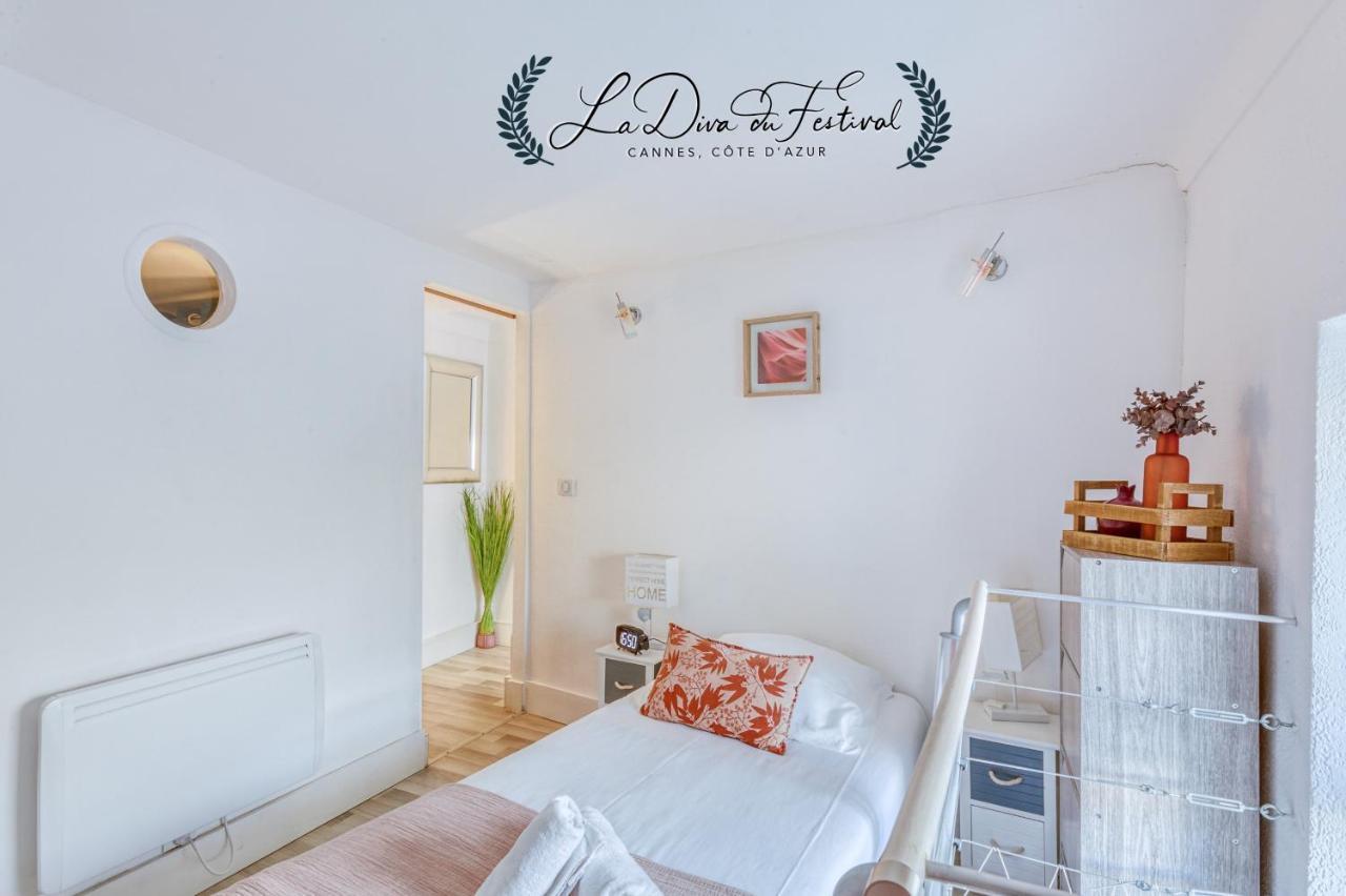 קאן La Diva Du Festival - 10 Mn A Pied Palais & Plages - Cosy & Calme - Clim - Wifi מראה חיצוני תמונה